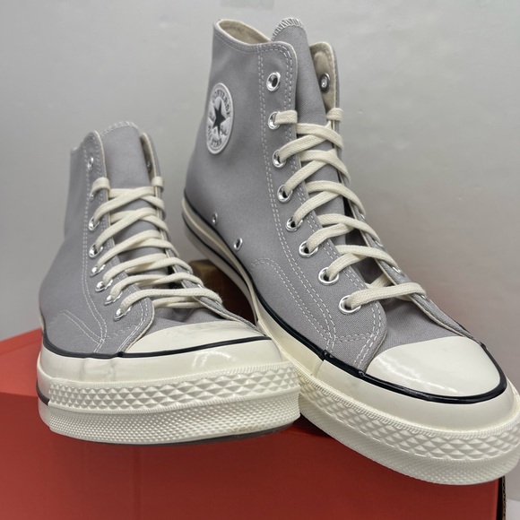 Converse Men’s A08615F CHUCK 70 HI
GREY AREA/EGRET Classic High-Tops Sneakers - Picture 5 of 16